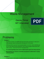 Waste Management Gaurav Tomar IMT