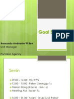 Goal Setting: Hernando Andrianto W.Ren