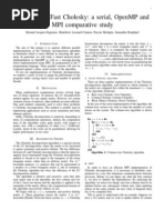 ECSE 420 - Parallel Cholesky Algorithm - Report