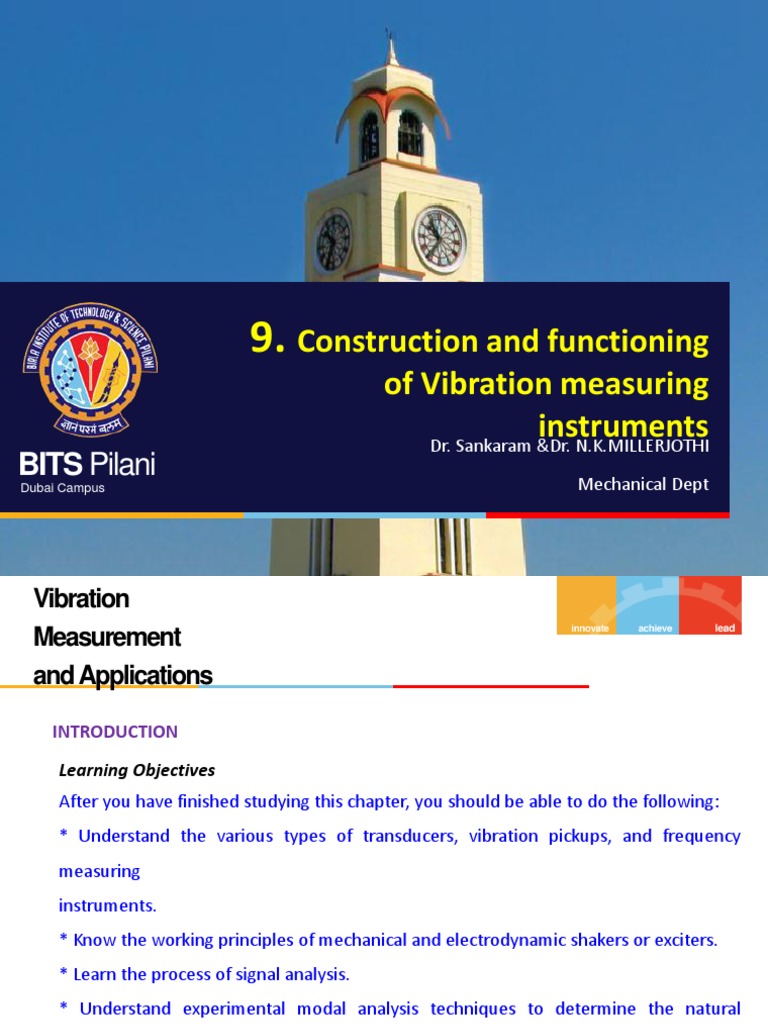 Vibration Measuring Instruments | PDF