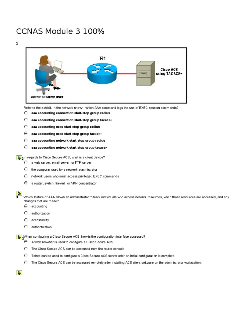 CCNA Security Module 3 100% | PDF | Business | Technology & Engineering