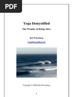 Download Yoga Demystified--The Wonder of Being Alive by Bob Weisenberg SN22270376 doc pdf