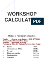 Fabrication Calculation