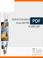 15730533 Gestao Da Continuidade de Negocios e as Normas ABNT NBR 1599912007 e BS 2599922007