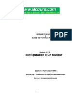 Configuration d'Un Routeur