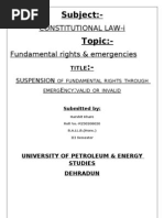 Download Fundamental Rights  Emergencies by Harshit khare SN22272237 doc pdf