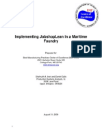 Implementing Jobshoplean in A Maritime Foundry