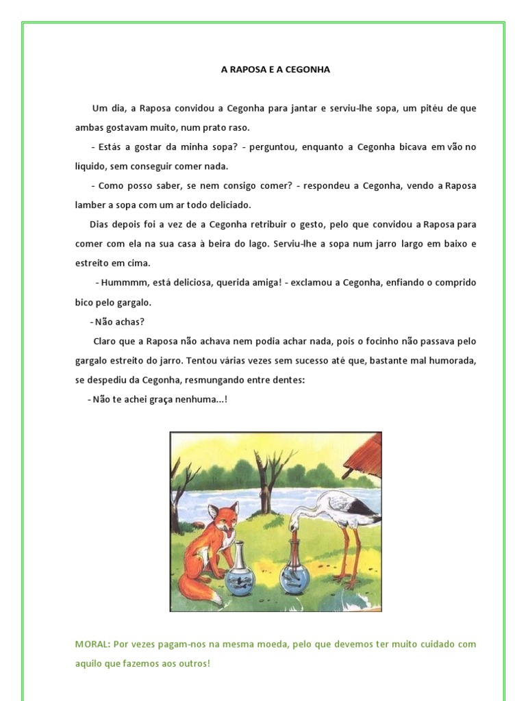 A Raposa e A Cegonha FT