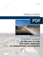 Practical Manual For The Use of Soils and Rocky Materials in Embankment Construction