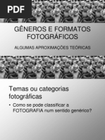 Generos e Formatos Fotogracc81ficos