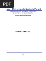 Trabalho de Estatística