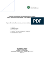 Nocoes Sobre Licitacoes- Contratos- Convenios e Instrumentos Congeneres