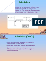 Schedulers: Silberschatz, Galvin and Gagne 2002 6.1 Operating System Concepts