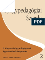 Gyógypedagógiai Szemle 2007/2 Teljes