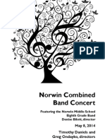 Download 2014-05-08 Norwin Combined Band Concert Program by Norwin High School Band SN222755146 doc pdf