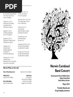 Download 2014-05-08 Norwin Combined Band Concert Program by Norwin High School Band SN222755146 doc pdf