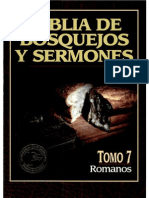 Biblia de Bosquejos y Sermones -Romanos Vol 7 x Eltropical