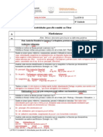 Actividades para Lle Remitir Ao Titor A Morfosintaxe