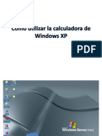 Como Utilizar La Calculadora de Windows XP Petter