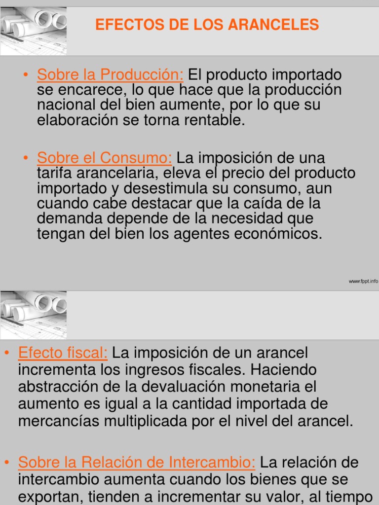 Efectos de los Aranceles en el Comercio | PDF