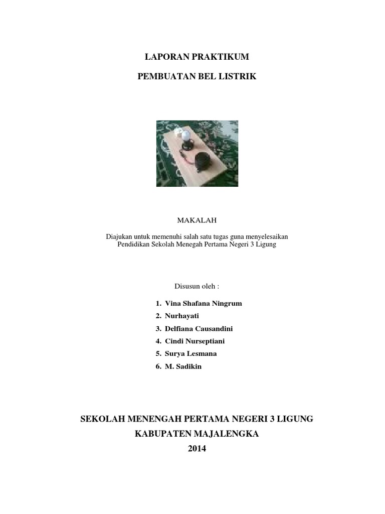 Makalah Bel Listrik