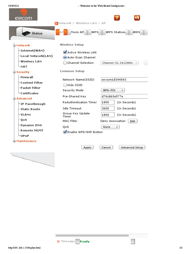 Web-Based Network Configuration Guide | PDF