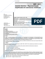 ABNT NBR 14611 - 2000 - Desenho Técnico - Representação de Estruturas Metálicas