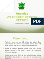Anemiasunacorrelacionentreclinicaylaboratorio 130107105329 Phpapp02[1]
