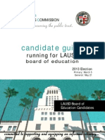 Candidate Guide LAUSD City Ethics Commission 2013