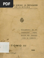 Reglamento de Organizacion y Preparacion Del Terreno Para El Combate_t3_1928