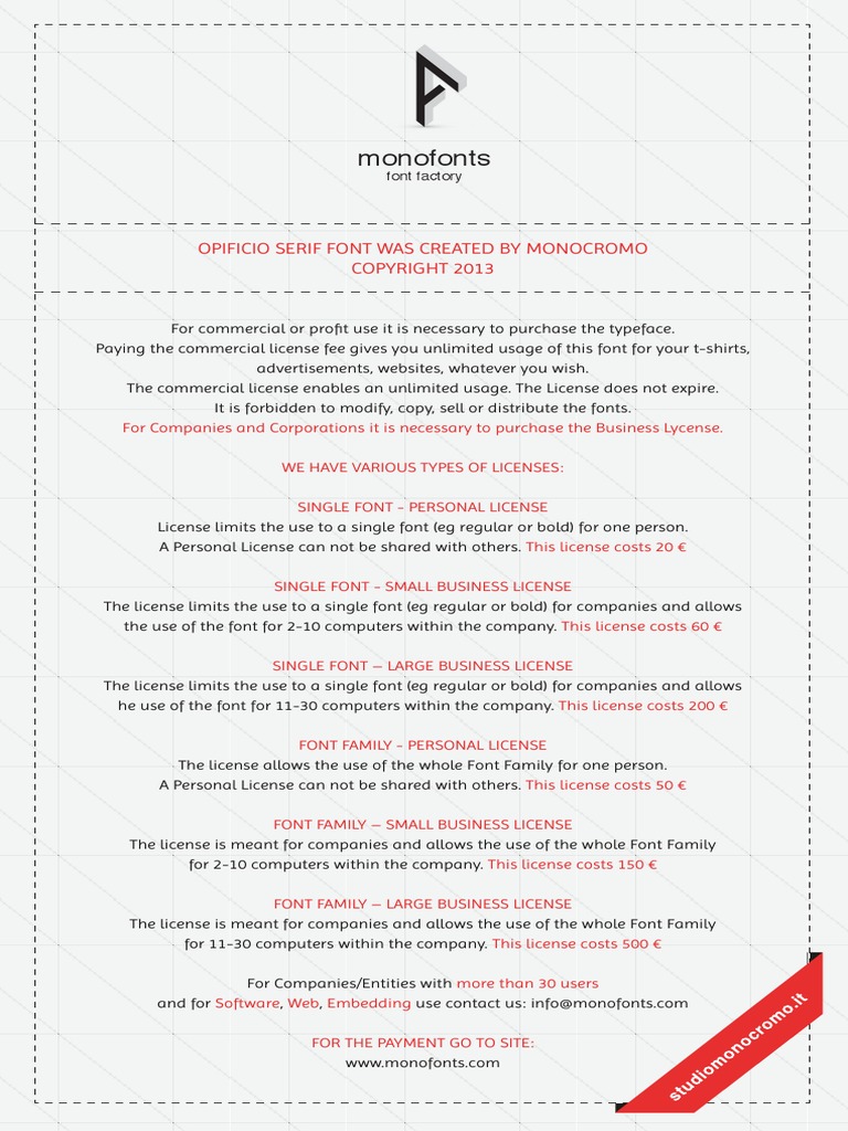 Font Licensing for Businesses | PDF