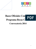 Bases Becas CACo 2014