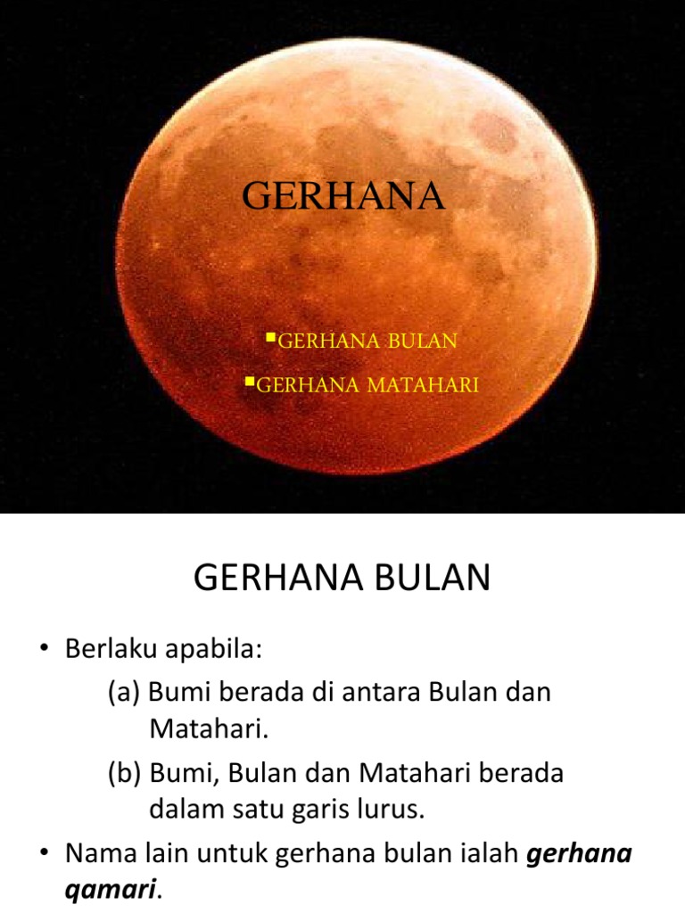 Slide Gerhana Bulan T6 Pdf
