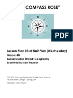 "The Compass Rose": Lesson Plan #3 of Unit Plan (Wednesday)