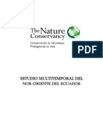 Estudio Multitemporal Nororiente Ecuador