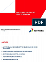 Presentasi Biofuel (Pertamina)