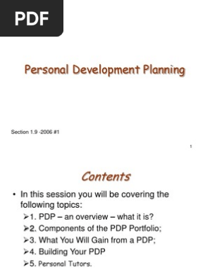 Personal Development