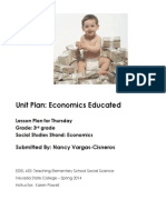 Unit Plan: Economics Educated: Submitted By: Nancy Vargas-Cisneros