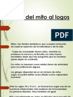 El Paso Del Mito Al Logos