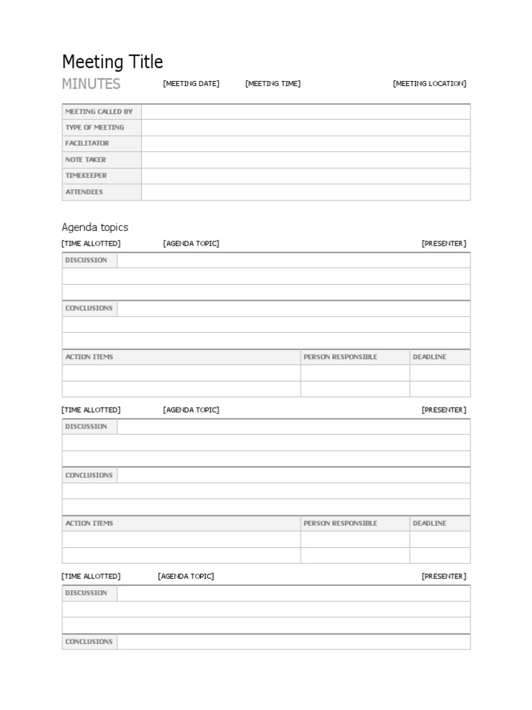 departmental-meeting-minutes-template-lab