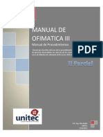 Manual de Procedimientos de Ofimatica III - II Parcial