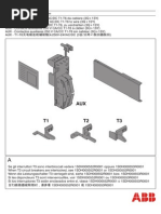 ABB Circuit Breaker AUX-E MOE Trip Unit Instruction