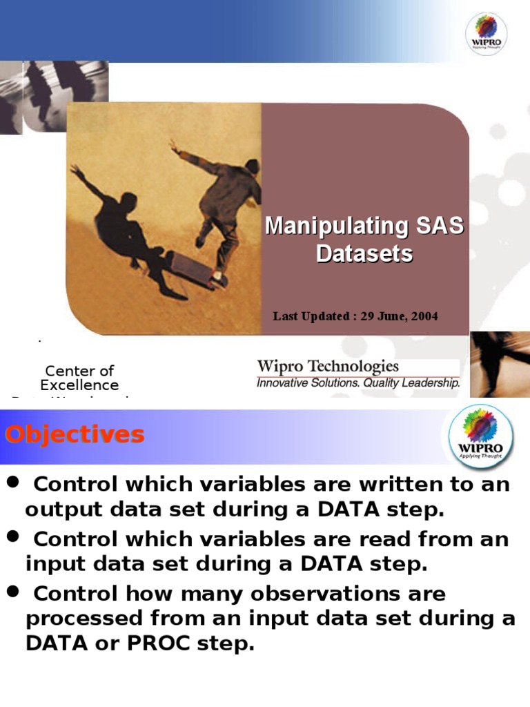 SAS Data Manipulation Techniques | PDF | Sas (Software) | Air Forces