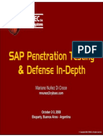 CYBSEC-SAP Penetration Testing Defense InDepth