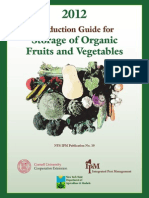 Production Guide For Storage Of Organic Fruits And Vegetables