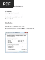 Flexipacket Commissioning Steps