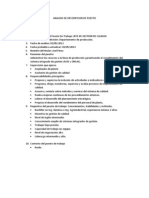 Analisis de Descripcion de Puesto