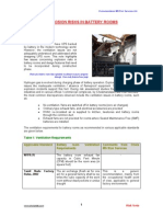 Risk Note on Explosion Risks in Battery Rooms