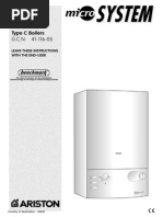 Installation Instructions Type C Boilers: Leave These Instructions With The End-User