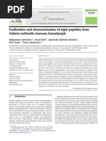  Purification and characterization of eight peptides from
Galleria mellonella immune hemolymph